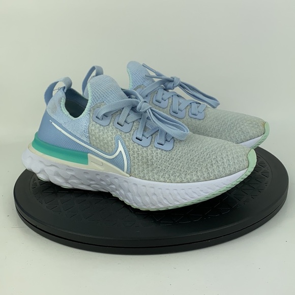 Nike React Infinity Run Flyknit Blue Running Shoes CD4372-400 Women's Size 6.5 - Picture 4 of 12